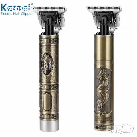 Качествен Безжичен тример за брада и коса KEMEI, снимка 2 - Машинки за подстригване - 35007660