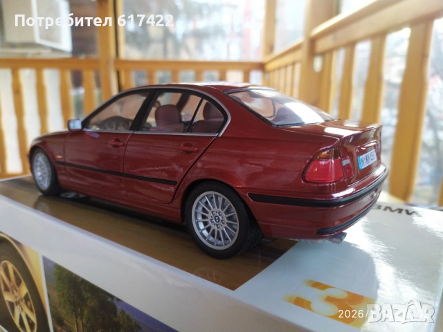 1:18 Метален модел на  BMW 3er 328i Limousine E46 - UT / Minichamps, снимка 6 - Колекции - 53142334