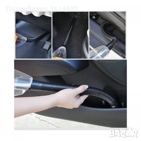 Мини Прахосмукачка за кола с Хепа филтър Deos, снимка 4 - Аксесоари и консумативи - 39514793