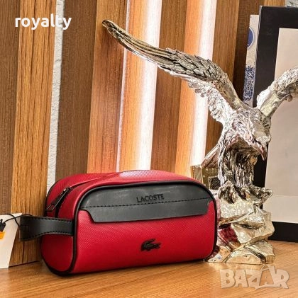 Lacoste Мъжка Кожена Чанта 