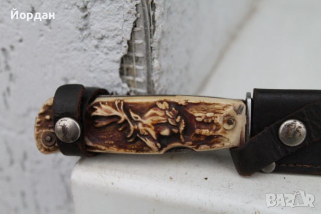 Немски ловен нож, снимка 2 - Антикварни и старинни предмети - 39189848