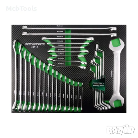 Количка - Шкаф с инструменти с 7 чекмеджета - 5 пълни ROCKFORCE, снимка 7 - Други инструменти - 47567983