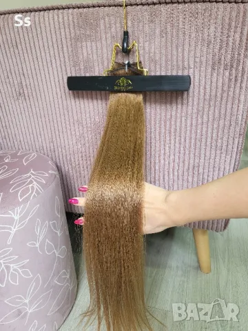 естествена коса на треса DIVERSO HAIR висок клас 8А-60-65см., снимка 1 - Аксесоари за коса - 45423812