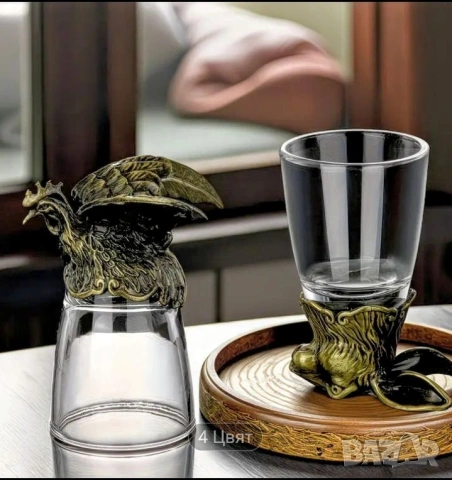 Комплект 13части: Зодиакални чашки с каничка в куфарче , снимка 6 - Сервизи - 53377723