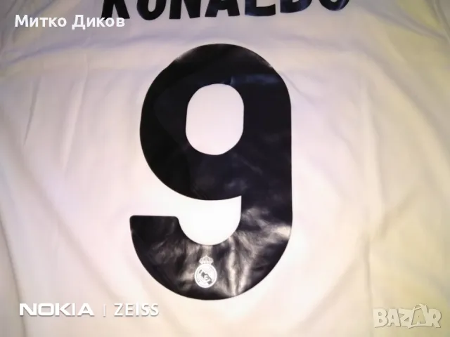 Реал Мадрид футболна тениска отлична домакини 2009-2010 №9 Кристиано Роналдо размер ХЛ, снимка 11 - Футбол - 48002975
