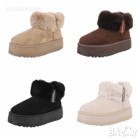 Зимни дамски боти, 4цвята 