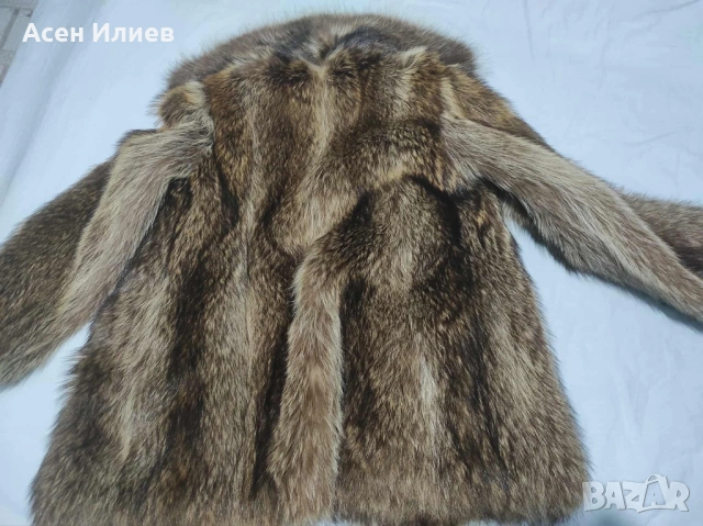 Дамско палто естествена кожа (лисица)