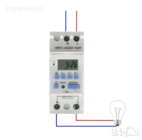 Седмичен програматор с 5 функции, цикличен таймер, отложен старт, секунден таймер , снимка 4 - Друга електроника - 42120851