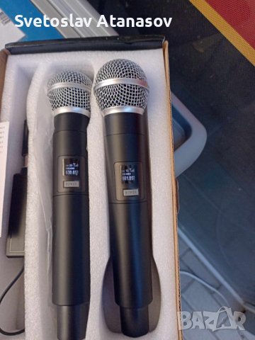 Комплект безжични микрофони , снимка 8 - Микрофони - 43860390