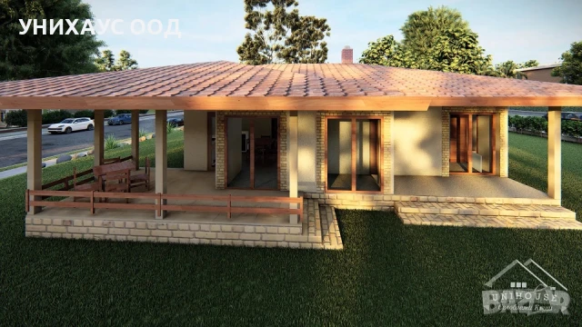 Eдноетажна Къща Дом Магнолия 90 м2, снимка 2 - Монтажи - 50820364