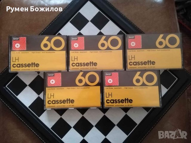 10 касети BASF за колекция и презапис, снимка 2 - Аудио касети - 43966135