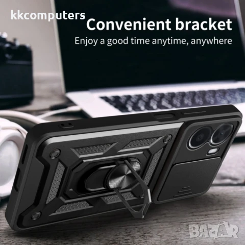 vivo Y16 4G Удароустойчив Ring Holder Калъф и Протектор, снимка 6 - Калъфи, кейсове - 50741835