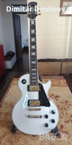 Китара  Epiphone Les Paul Custom - Korea, Samick , снимка 1 - Китари - 32291288