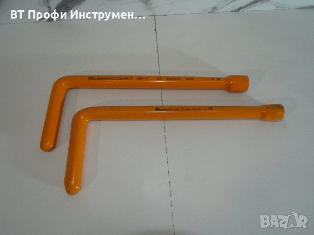 Разпродажба - Изолиран Г - образен ключ Derancourt 16 / 17