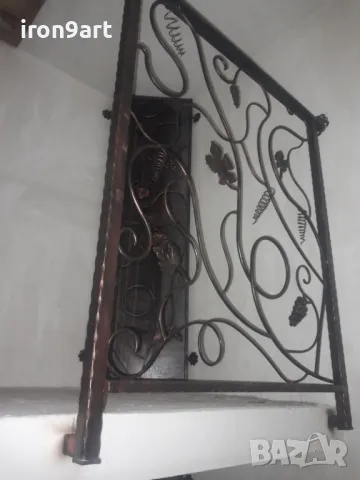 Парапети за стълбища и тераси от ковано желязо, снимка 15 - Железария - 49708839
