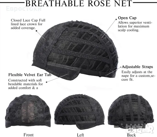 Перука Shining Yourself LC036-1 Медно кафява дълга синтетична , снимка 2 - Аксесоари за коса - 50113521