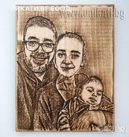 Подарък със снимка - Дърворезба по снимка, снимка 17 - Картини - 50518282