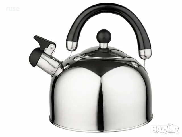 НОВИ! Чайник свирещ 2л индукция/газ/керамични/електр. котлони инокс, снимка 4 - Аксесоари за кухня - 48968218