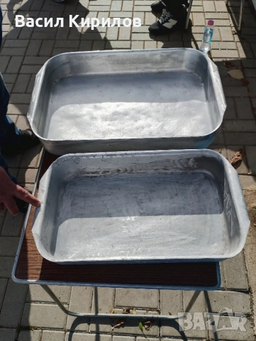 Алуминиеви тави за печене на питки,месо и др., снимка 5 - Съдове за готвене - 52214324