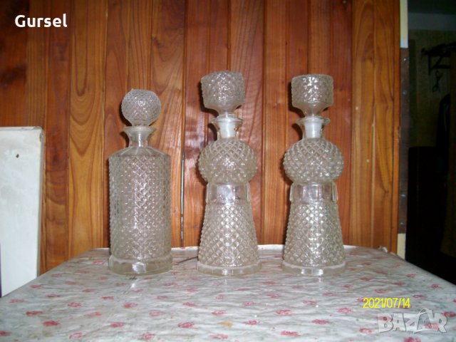 кристални бутилки за алкохол, снимка 2 - Други - 33517940
