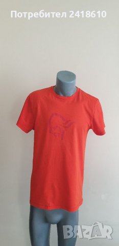 NORRONA Cotton Logo Mens Size S ОРИГИНАЛ! Мъжка Тениска!, снимка 8 - Тениски - 37214414