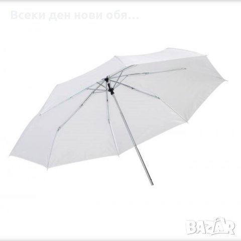 Бял дифузен чадър за фотография, снимка 3 - Други жанрове - 28747601