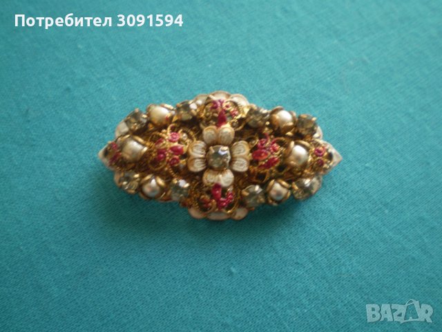 Арт Деко брошка , снимка 3 - Антикварни и старинни предмети - 37537876