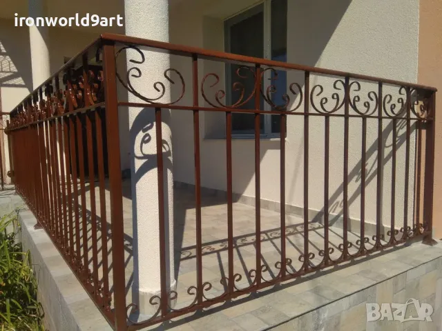 Парапети за стълбища и тераси от ковано желязо, снимка 9 - Други стоки за дома - 49708697