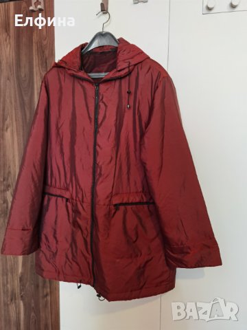 Шушляково яке вишнево, тъмно червено с лъскавина