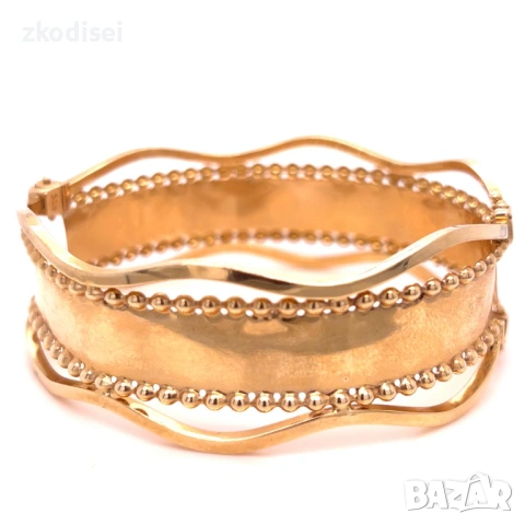 Златна дамска гривна Louis Vuitton 16,95гр. 14кр. проба:585 модел:18930-1, снимка 2 - Гривни - 53349501