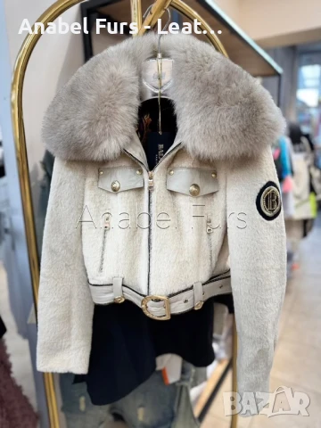 Намалена цена на любимият ви модел якета с богат пух от естествен косъм