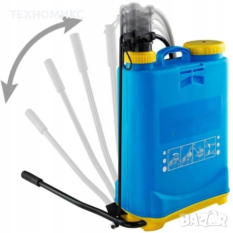 Ръчна градинска пръскачка 16 л — удобно и мощно пръскане с 4 бара, снимка 9 - Други - 53458106