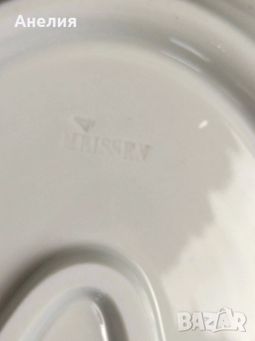 Meissen плато син лук антика, снимка 4 - Чинии - 52409291