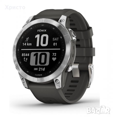 НОВ!!! Часовник GARMIN FENIX 7 Silver/Graphite 