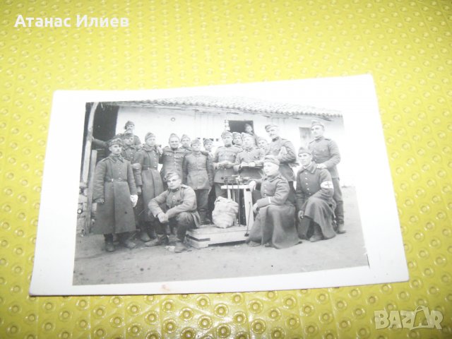 Стара снимка-картичка войници, снимка 2 - Други ценни предмети - 34794210