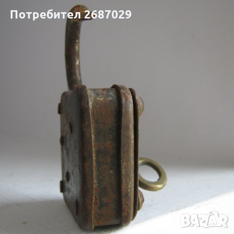  стар катинар с ключ, снимка 4 - Други ценни предмети - 28955737