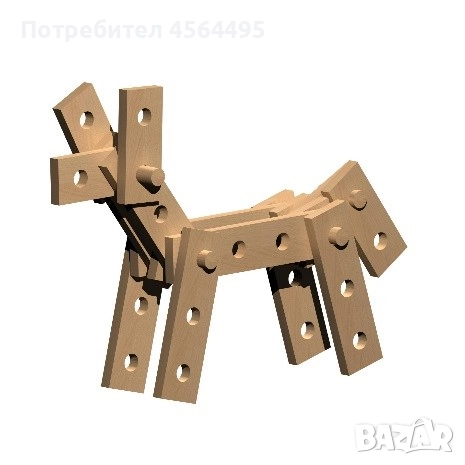 Продава детски дървен конструктор, снимка 7 - Конструктори - 52614512