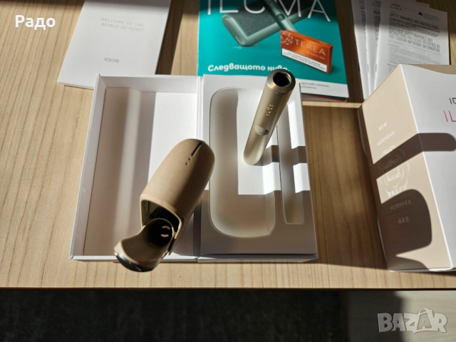 IQOS ILUMA комплект с джобно зарядно и холдър бездимно устройство с адаптер heets електронна цигара, снимка 4 - Електронни цигари - 52795022