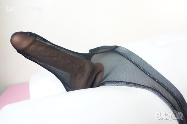 М и XL черни мъжки тюлени прозиращи слипове с дебел хобот, снимка 10 - Бельо - 44867802