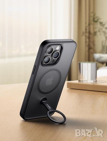 Калъф JSAUX за iPhone 15 Pro Max 4 В 1 с магнитен пръстен и стойка, снимка 9 - Калъфи, кейсове - 43002355
