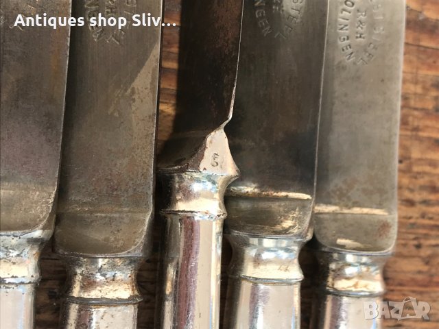 Комплект колекционерски ножове на Solingen. №0259, снимка 4 - Антикварни и старинни предмети - 33289146
