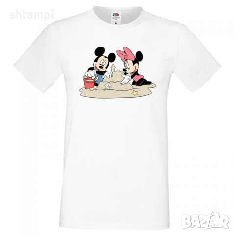 Мъжка тениска Mickey & Minnie 4 Подарък,Изненада,Рожден ден