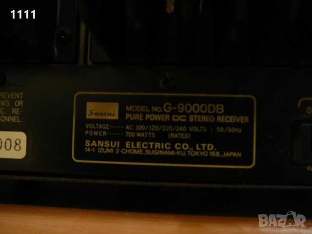 SANSUI G-9000 DB, снимка 12 - Ресийвъри, усилватели, смесителни пултове - 35323762