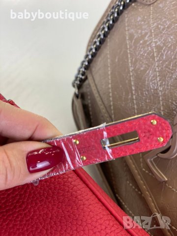 Hermes Birkin 35 Red, снимка 5 - Чанти - 32963992
