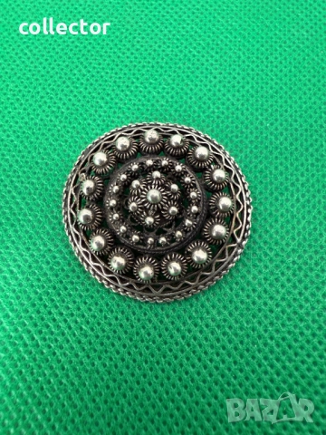 Сребърна брошка Арпалия / арпалии. №7500