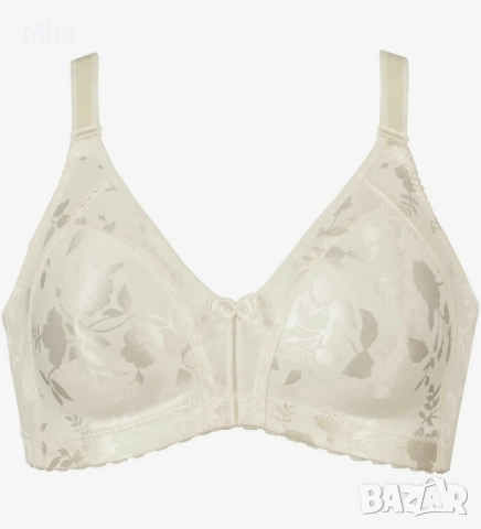  Резервирани NATURANA 85 B Бял сутиен с флорални сатенени цветя , снимка 2 - Бельо - 51706147