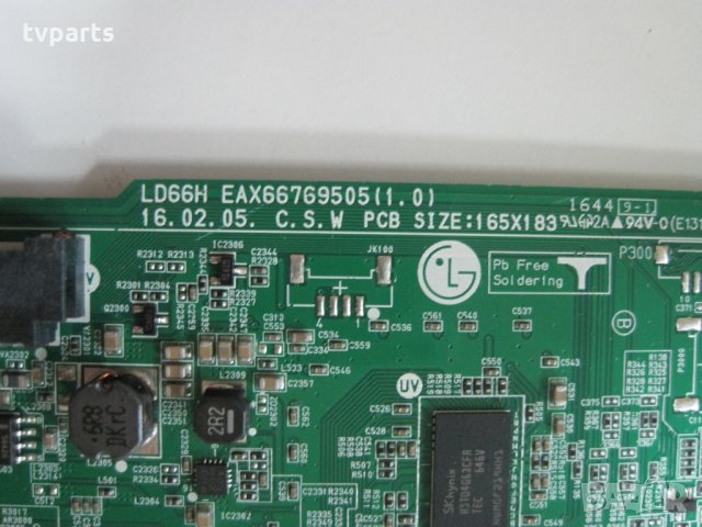 Мейнборд LG 43LH604V EAX66769505 (1.0) 100% работещ, снимка 2 - Части и Платки - 28170151