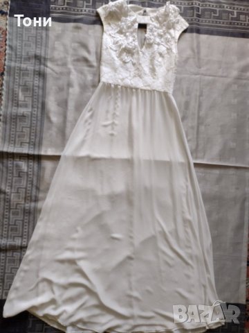 Дълга бяла рокля Access Fashion, снимка 2 - Рокли - 40172962