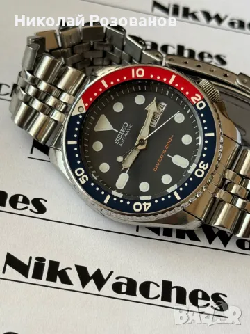 SEIKO  SKX 009 Pepsi Automatic , снимка 5 - Мъжки - 47341007