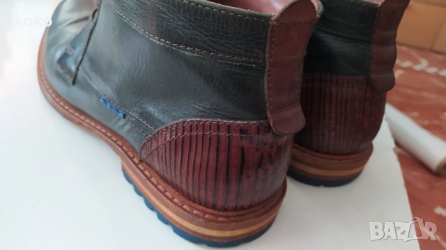 Високо качествени обувки мокасини боти от естествена кожа 44 45 или 45.5, снимка 6 - Мъжки боти - 32795776